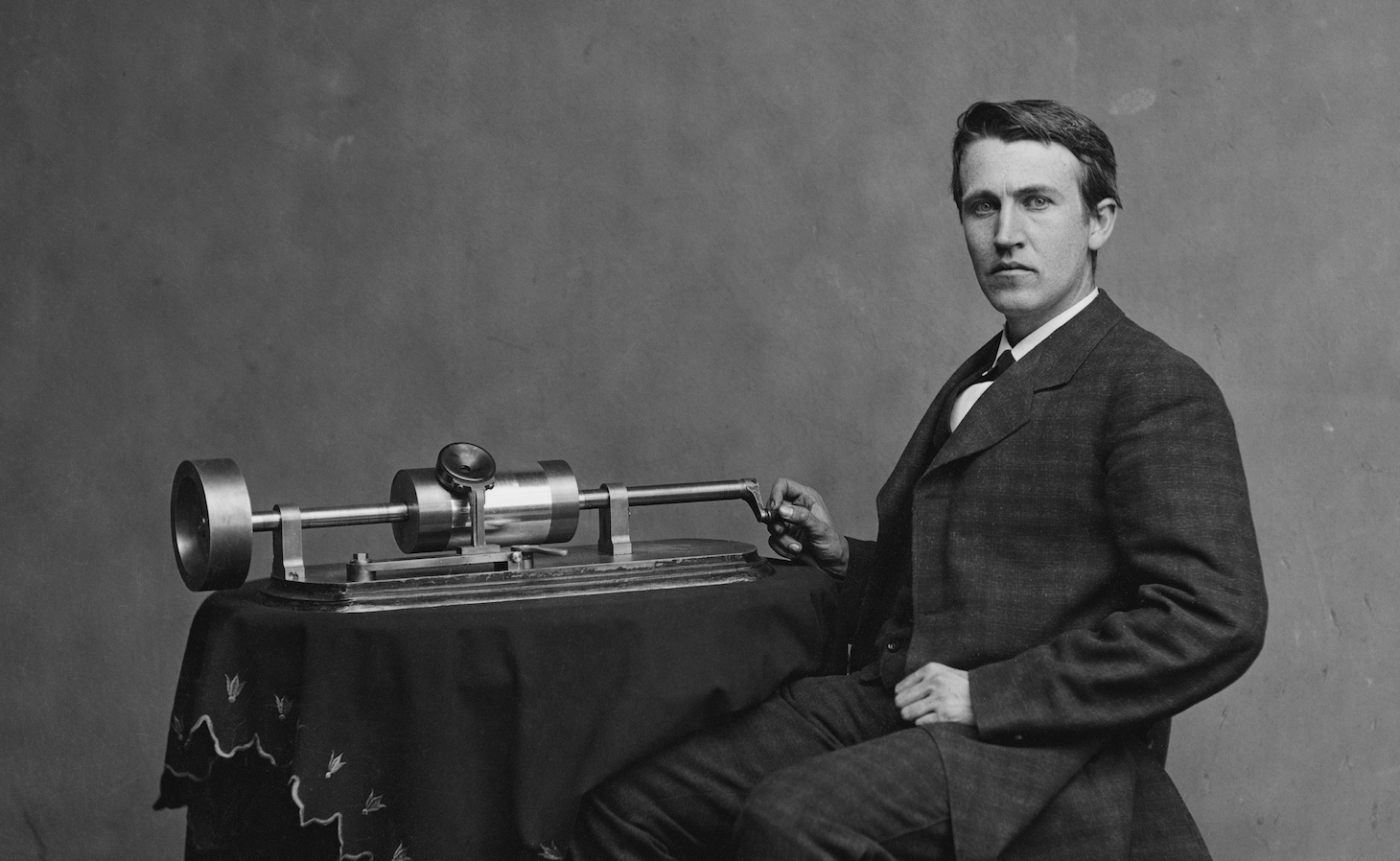 Thomas Edison, L.C. Handy (1877)