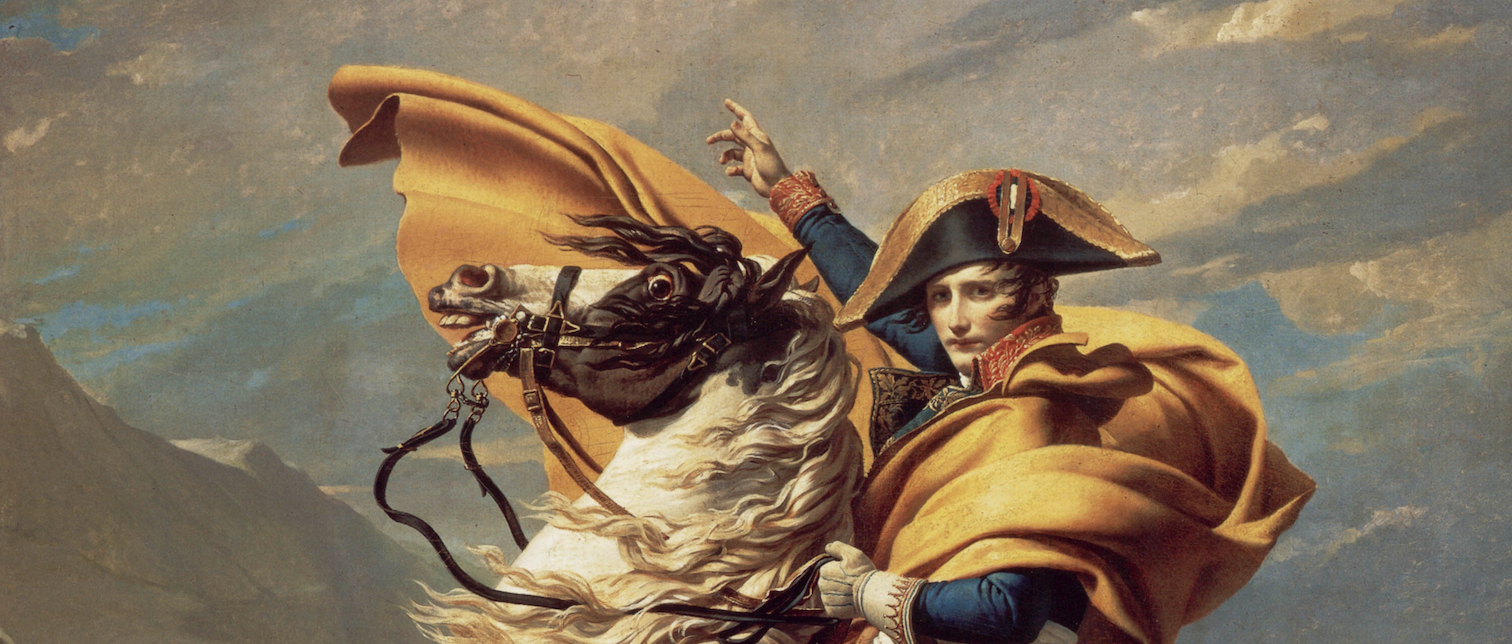 Napoleon Crossing the Alps, Jacques-Louis David