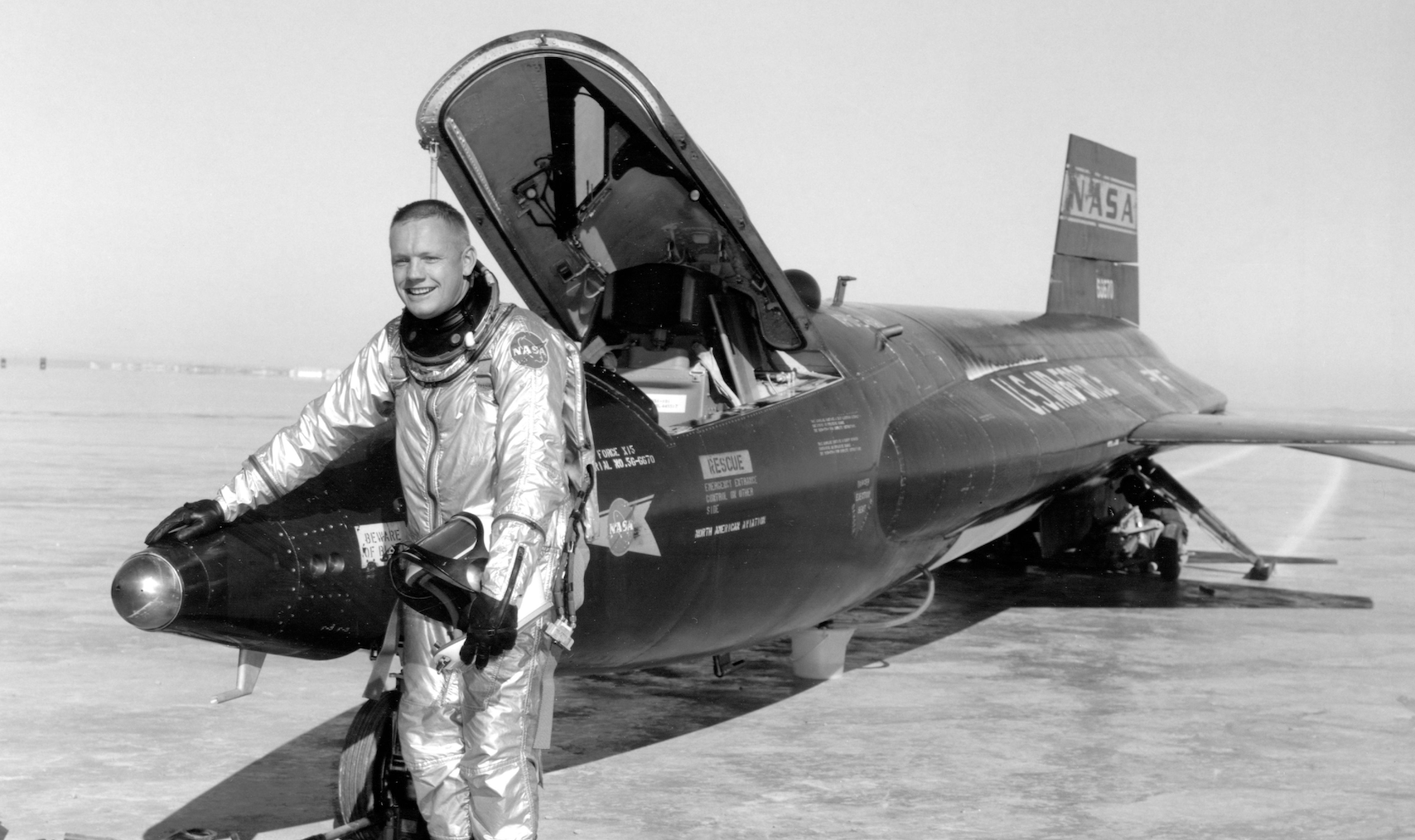 Neil Armstrong with an X-15