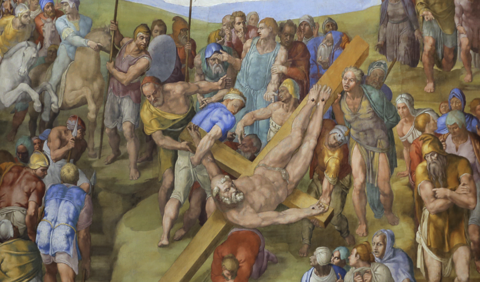 The Crucifixion of Saint Peter, Michelangelo